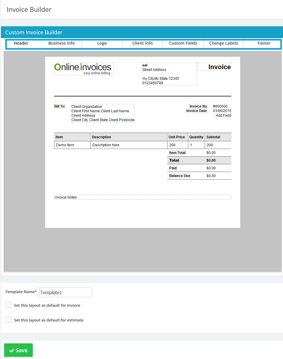 invoice-bulider
